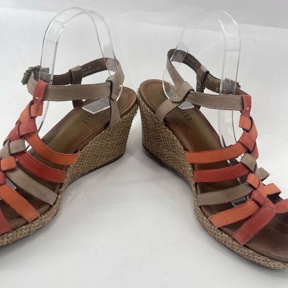Cobb Hill by New Balance Womens Wedge Sandals 3.5" Heels Strappy Multicolor 10 - Picture 13 of 15